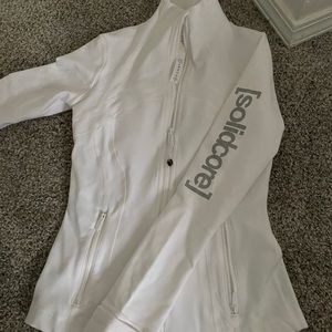 Lululemon Solidcore White Define Jacket